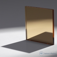 Plaque acrylique miroir argentée rose dorée, plaque acrylique miroir Perspex, plaque acrylique miroir sur mesure