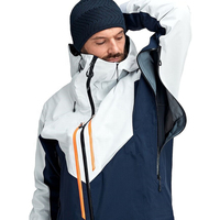 Imperméable et coupe-vent 2 pièces neige ensemble 3 couches coque dure enfants vêtements de neige hommes veste de ski vêtements