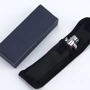 Couteau de poche <span class=keywords><strong>Balisong</strong></span> à double lame en acier inoxydable avec manche en aluminium pour la défense personnelle, le camping en extérieur et la découpe de fruits - Product Image 4