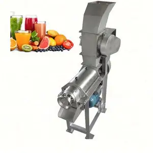 Máquina exprimidora de manzana de diseño moderno Extractor de tornillo de jugo de fruta máquina pulpeadora de pulpa de fruta groente