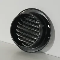 Acier inoxydable 70-200mm mur extérieur sortie d'air grille d'aération bouchon de conduit rond couvercle de ventilation trou bouchon système de ventilation