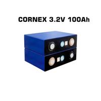 خلايا Lifepo4 من الدرجة Cornex ، 100 أمبير في الساعة ، مستودع الاتحاد الأوروبي مع خلايا منشورية ترصيع