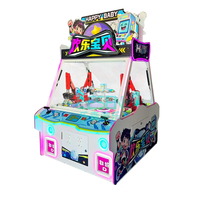 Machine de jeu d'arcade commerciale Happy Baby personnalisée OEM/ODM, à monnayeur, 4 joueurs, avec système de récompense, en métal et plastique