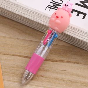 Cute <b>Multicolor</b> Plastic Retractable Animal Ballpoint <b>Pens</b> With 1.0Mm Tip for Back to School Supplies Gift - Product Image 1