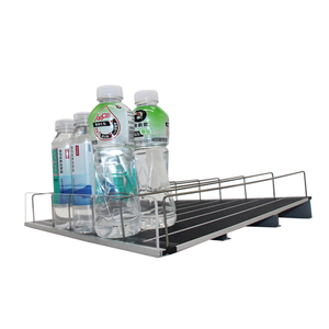 Alta qualidade supermercado <span class=keywords><strong>Display</strong></span> <span class=keywords><strong>Rack</strong></span> plástico Flex rolo prateleiras para bebidas - Product Image 2
