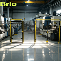 Clôture de sécurité modulaire pour robot industriel Brio, pour lignes de soudage et d'assemblage robotisées