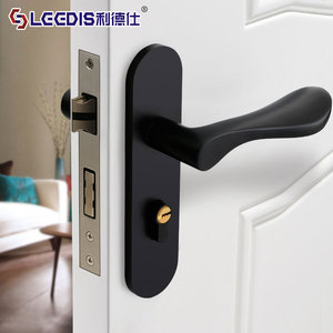 Lideshi Lever Lock Aluminum Interior Door Lock For Solid Wood Doors Model 7019 Durable Handle - Product Image 1