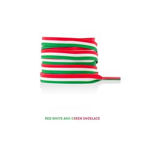 รองเท้าผ้าใบลายทางสามสีพร้อมเชือกผูกรองเท้าพิมพ์ลาย รองเท้ากีฬาลำลองสำหรับวิ่งและเดิน - Product Image 6