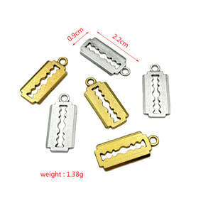 Junkang - Collar Retro con Colgante de Símbolo de Dólar de 14*24 mm, Accesorio de Moda para Llavero, Joyería de Aleación para Manualidades - Product Image 2