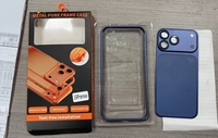 Coques de protection BAILI Factory de haute qualité avec cadre AG et plaque arrière métallique, transformant instantanément votre iPhone 17 Pro Max, livrées avec boîte