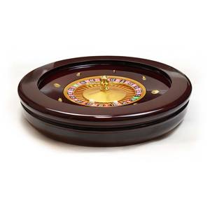 Rueda de Ruleta de Casino de Madera Sólida de Alta Calidad 22 Pulgadas Estilo Europeo Americano Juego de Entretenimiento para Fiestas a la Venta - Product Image 1