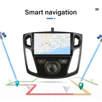Radio de coche con pantalla de 9 pulgadas, 2 DIN, 4 núcleos, reproductor de DVD, GPS, amplificador, Carplay y Android Auto para Ford Focus 3 2012-2016