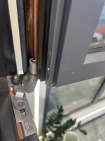 Fenêtre insonorisée en aluminium à rupture de pont thermique au design moderne, style fixe, pour chambres intérieures et utilisation extérieure