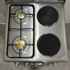 SAMSUNGs 2-end Stainless Steel Infrared Cooker and Gas <b>Stove</b> 60 Liter Oven Heating Plate Istove Integrated Multifunction - Product Image 3