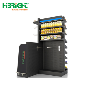 منصة أمامية للكاشير في السوبر ماركت مع أرفف فولاذية ومنصة للترويج والخصومات - Product Image 6