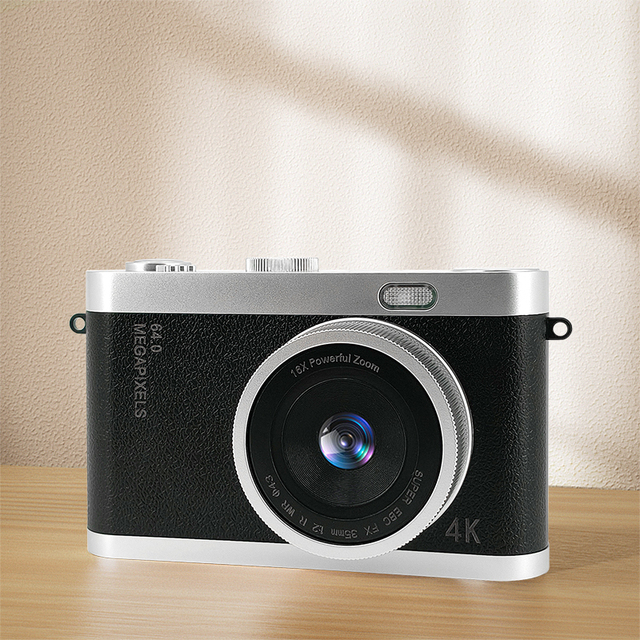 48MP 4K Digital Camera Autofocus Vlogging Recording Flip Screen Zoom Portable Photography Camera for Beginners