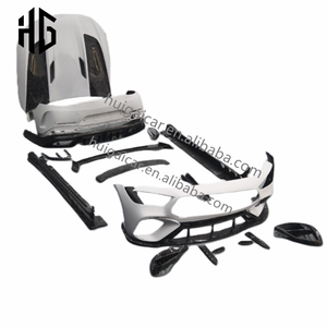 Kit carrosserie pour Mercedes <span class=keywords><strong>AMG</strong></span> GT43 50 <span class=keywords><strong>53</strong></span> 63 pièces automobiles modifiées Style MSY pare-chocs avant lèvre moteur capot moteur couverture pare-chocs arrière carrosserie - Product Image 1