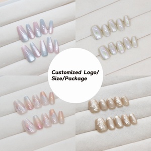 10Pcs Cat Của Mắt Handmade Báo Chí Trên Móng Tay Mẹo Bán Buôn Chất Lượng Cao Móng Tay Giả Mèo Mắt Nhà Cung Cấp Cho Báo Chí Trên Móng Tay - Product Image 1