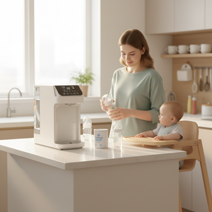 Filtro per Acqua da Banco con Erogatore Elettrico Mini RO per Acqua Calda e Fredda, Purificatore e Dispenser da Tavolo - Product Image 1