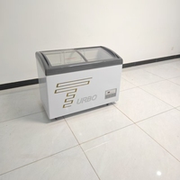 Congelador Comercial para Helados con Puerta de Acceso Directo, 1 Estante, Sin Escarcha, Enfriamiento Directo por Aire, Mecánico/Digital