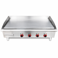 Plaque de cuisson électrique professionnelle en acier inoxydable pour cuisine commerciale, équipement de comptoir pour la restauration