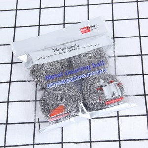 Set di 4 Palline per Pulizia in Acciaio Inox con Lana d'Acciaio Antiruggine, Modello Quattro Mille Centoventi, Origine Linyi - Product Image 3