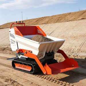Durable Electric <strong>Power</strong> <strong>Barrow</strong> 300kg Load Walk Behind With Hydraulic Tipper for Greenhouse Garden Use Mini Electric Dumper - Product Image 1