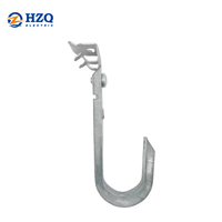 J Hook dengan palu di Beam Clamp Flange klip