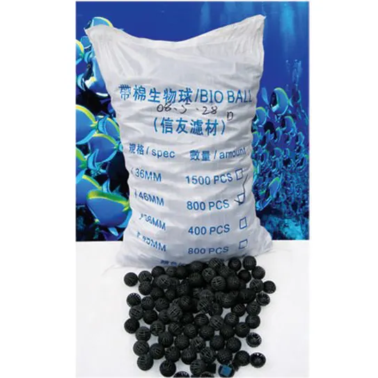 XINYOU 46 millimetri Filtro Acquario Pond Bio Palla Dentro Spugna 800 PZ/BORSA