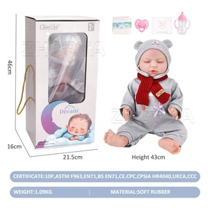 Muñecas Bebé <span class=keywords><strong>Reborn</strong></span> de Silicona Realistas de Zhorya, Muñecas Bebé Recién Nacidas que Lloran, Muñecas Bebé Realistas y Suaves - Product Image 6