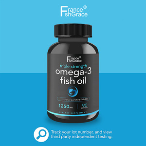 Nouveauté Huile de Poisson Bio Oméga <span class=keywords><strong>3</strong></span> Extraits de Plantes Soutien à la Santé du Cerveau pour Hommes et Femmes <span class=keywords><strong>90</strong></span> Gélules Oméga <span class=keywords><strong>3</strong></span> Huile de Poisson Softgels - Product Image 5