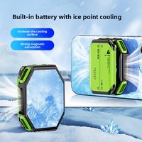Refroidisseur de téléphone X111 magnétique sans fil en alliage ABS à semi-conducteurs pour gaming, périphérique de refroidissement personnalisable avec logo, vente en gros