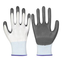 Gants en nylon résistants à l'usure, antidérapants, en nitrile, gants de protection pour le travail