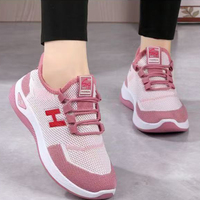 Offre Spéciale OEM ODM chaussures de sport respirantes pour femmes Fly Non-tissé antidérapant semelle absorbant les chocs chaussures décontractées