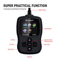 Escáner de Diagnóstico OBD2 para Automóviles CGSULIT SC204 de Alta Calidad, Herramienta de Escaneo de Código PIN para Llaves de Automóviles