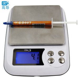 12 miếng Trọng lượng tịnh 1 gram màu xám gd007 nhiệt mỡ chuyển nhiệt Khoảng cách <span class=keywords><strong>Filler</strong></span> padgray dán cho <span class=keywords><strong>CPU</strong></span> GPU ống tiêm bao bì - Product Image 2