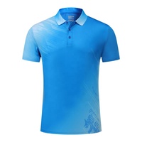 Seragam Tenis Pakaian Olahraga Custom Sublimasi Cetak Kaos Pria Unisex Jersey Spandex/Polyester 160g Ready Stock