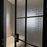 Porte de salle de bain en alliage titane-magnésium de style campagnard français, étanche, idéale pour l'intérieur d'hôtels, cuisines, salles de bain et appartements
