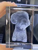 Muestra Gratuita de Máquina de Marcado Láser UV Dowin de 5W 10W, Máquina de Grabado Láser 3D para Cristal Fotográfico