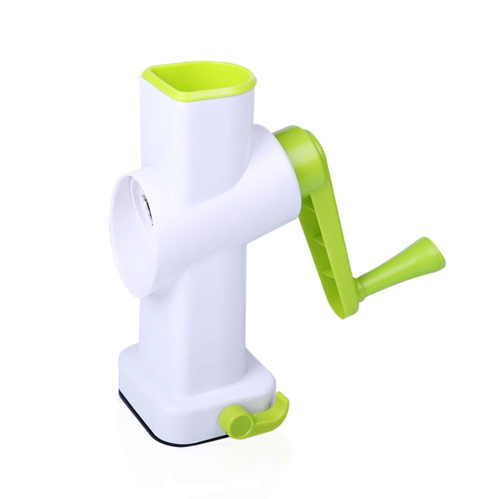 3 лезвия ручная терка для сыра вращающаяся многогайка Овощной круглый барабан вращающаяся терка