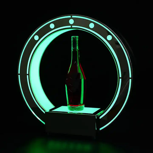 Espositore <span class=keywords><strong>in</strong></span> acrilico di dimensioni personalizzate con Display a luce a LED <span class=keywords><strong>in</strong></span> acrilico espositore per bottiglie di vino da taverna - Product Image 4