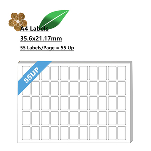 Thực phẩm mang nhãn hiệu đa năng bao bì nhãn & Kỹ Thuật Số Giá tag woodfree Sticker giấy 55up nhà máy Outlet A4 kích thước 35.6x21.17 mét - Product Image 4