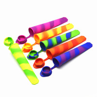 Offre Spéciale Coloré Silicone Popsicle Moules Avec connectés Couvercles Multi Couleur Crème Glacée Outils Pour Bricolage maison