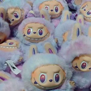 Pendentif en peluche coloré Labubu, boîte mystère à bulles, personnage PVC de haute qualité, jouet tendance, poupée populaire - Product Image 2