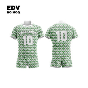Maillot de rugby personnalisé en tissu hautement extensible Maillot de rugby à rayures avec sublimation complète et logo de broderie pour hommes - Product Image 2
