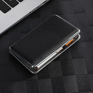 Portasigarette Sottile in Pelle PU da 20 Pezzi per Donna, Produzione Economica, Scatola per Tabacco Personalizzabile, Porta Sigarette all'Ingrosso - Product Image 3