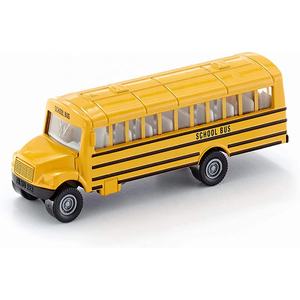 Mainan Bus Logam Die Cast Tarik Kembali Model Bus Sekolah Kuning untuk Dijual