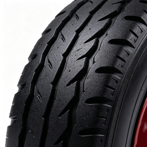 6x2 in Solid Rubber <b>Wheel</b> Anti Slip All Terrain Replacement <b>Wheel</b> with Ball Bearing for Lawn Mower Tool Cart Wheelbarrow - Product Image 6