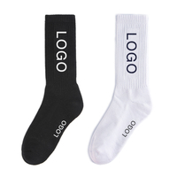 Chaussettes de compression en coton brodées personnalisées pour enfants, séchage rapide, absorbantes, pour le printemps, le baseball et le basketball, fabriquées en coton.