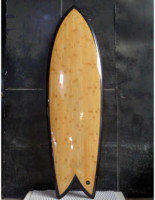 Fibre de verre époxy classique à double aileron, petite vague planche de surf queue de poisson